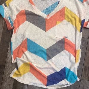 Women’s linen blend top